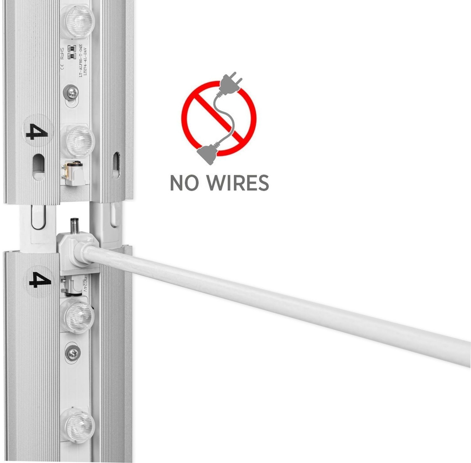 Valgustusega reklaamsein LED BOX SILVER 2.0 Valgusega reklaamsein