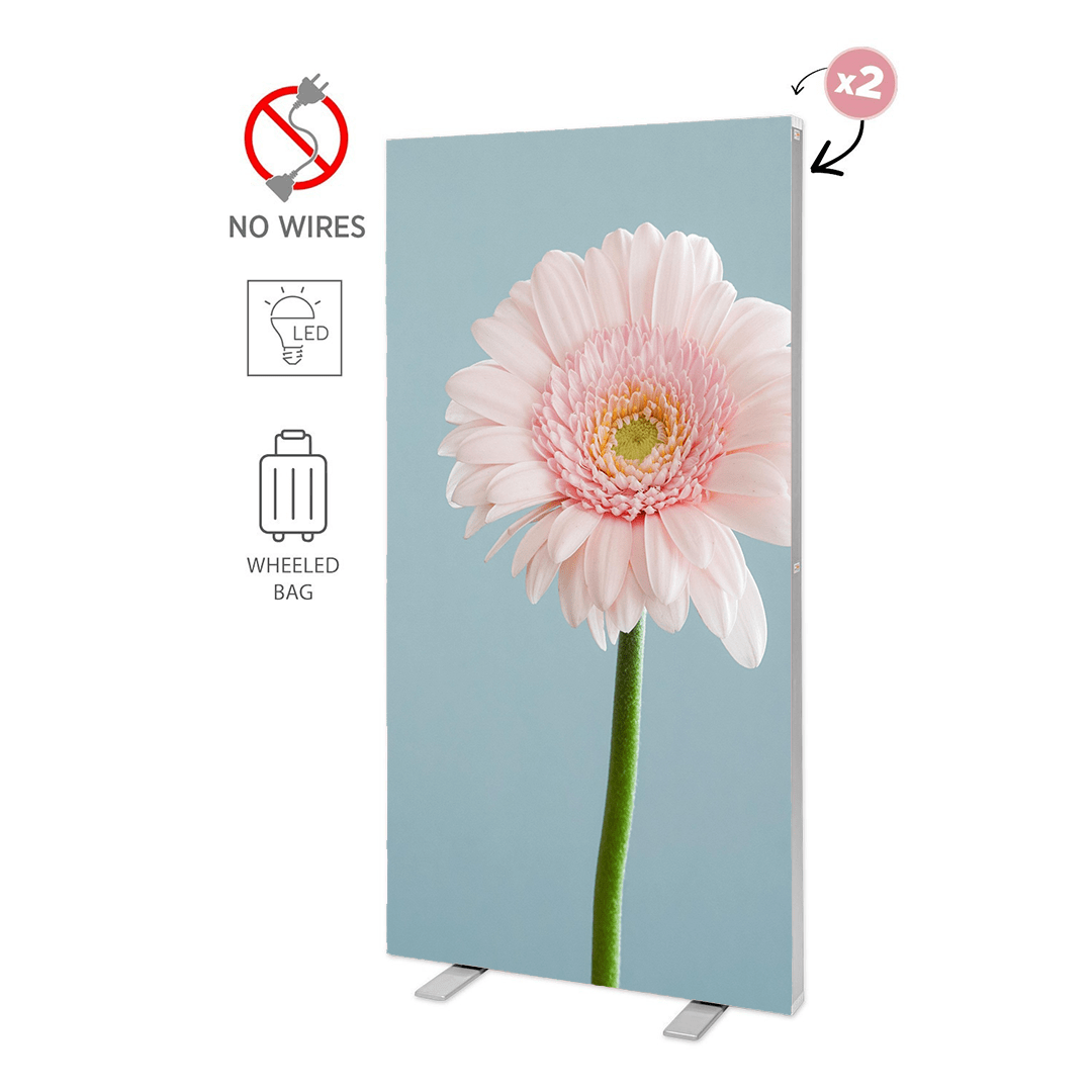 Valgustusega reklaamsein LED BOX SILVER 2.0 Valgusega reklaamsein